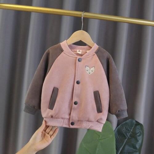 Fox Spring Autumn Coat Outerwear Top Children Clothes Kids Costume Teenage School Boy Clothing High Quality