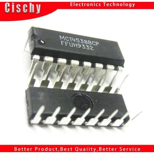 1pcs/lot MC14538BCP 14538BCP MC14538 DIP-16 In Stock