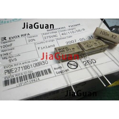 10PCS NEW KEMET RIFA PME271MD 0.1UF 100NF 275VAC 104 PCM21 PME271MD6100MR30 104/275VAC P22MM P276SJ104M275A