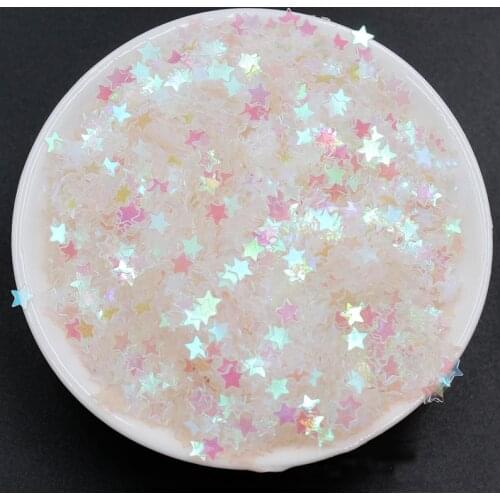 10g Transparent AB Color Loose Sequins for Crafts Star Heart Flower Shape Glitter Sequin Nail Arts Decor DIY Wedding Confetti