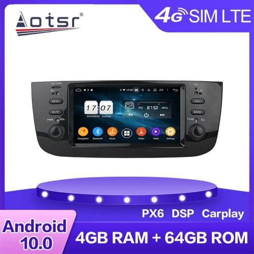 Car Android DVD Player Multimedia Radio for Fiat Linea For Fiat Punto Stereo Auto GPS Navigation 4G LTE WIFI BT Head Unit DSP CP