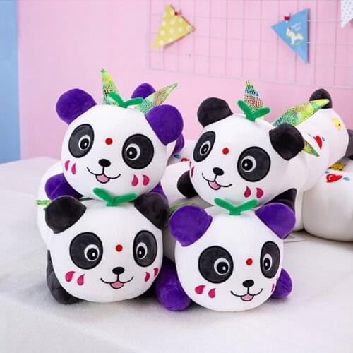 Long Stuffed Animal Plush Toys Holding Baby Panda Soft Pillow Cushion Doll Gift For Kids