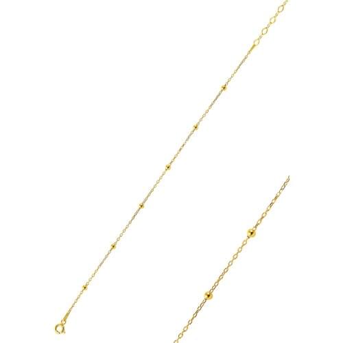 Women Silver GOLD Color Ball Ball Bracelet SGTL9670 GOLD 925 Sterling