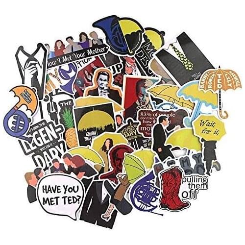 Dropshipping Fedex IE 150 set 37pcs Stickers