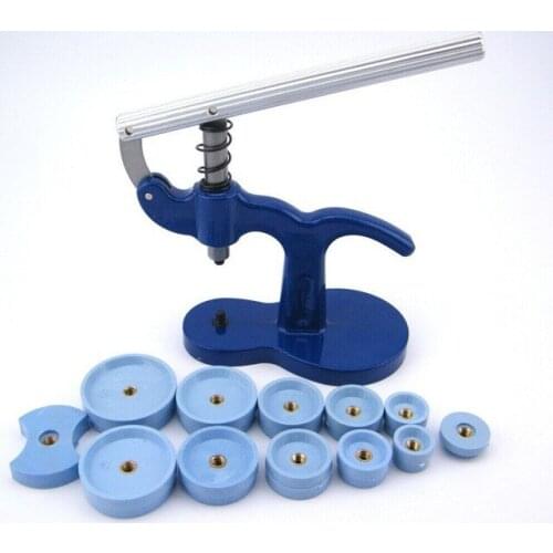 Watchmaker Repair Tool Watch Press Kit Set Back Case Closer Plastic Case Crystal Glass Fitting 18 - 50mm Blue/White Color Random
