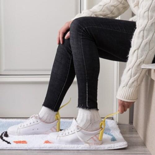 Lazy Unisex Wear Shoe Horn Helper Shoehorn Shoe Easy on and off Shoe Sturdy Slip Aid Shoe Helper Shoespooner Shoes Lifter Tool