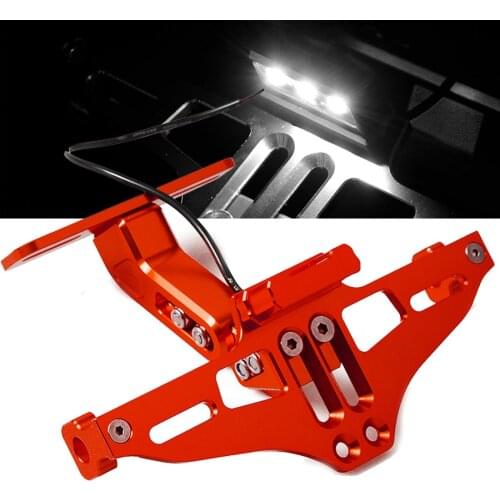 Motorcycle CNC License Holder Frame Number Plate Bracket For TRIUMPH DAYTONA 675 R SPEED TRIPLE 1050 R STREET TRIPLE R TIGER 800
