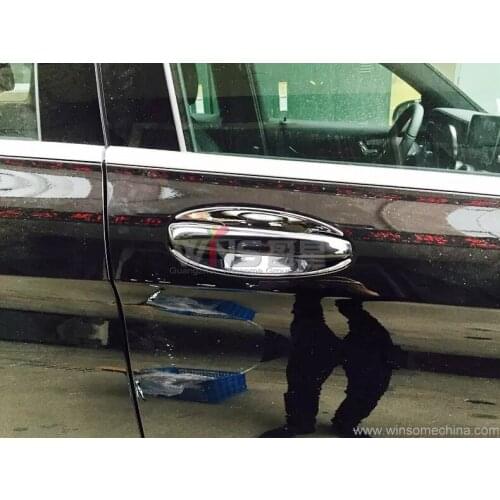 Door Handle Cover And Bowl Insert For Mercedes Benz GLC 2016 2017 Chrome ABS Car Styling Accessories Mirror Surface