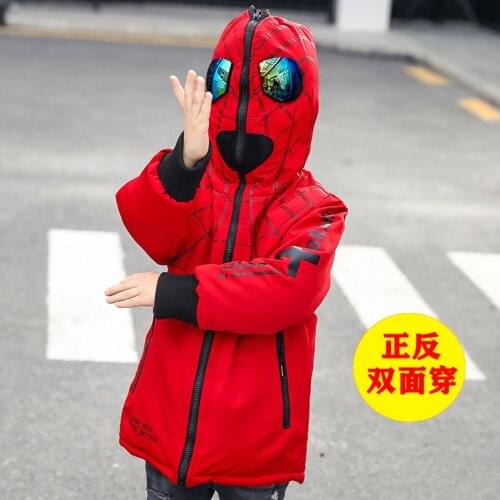 Jacket for Boy 2019 Autumn Winter Coat Kids Warm Thick Cotton Children Outerwear Teenage Boys Clothes Warm Parkas Overall