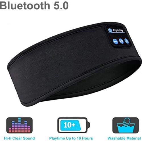 Sleep Headphones Bluetooth Headband Wireless Sports Headsets with Built in Speakers Built-In Sleep Music Eye Mask for Sport New