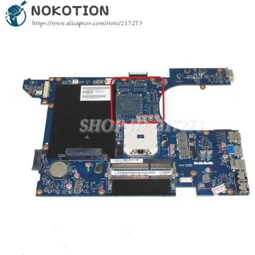 NOKOTION CN-04VMVX 04VMVX QCL10 LA-8251P PC MAIN BOARD For Dell 15R 521R Laptop Motherboard Socket FS1 DDR3
