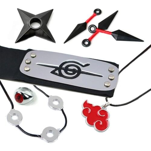 Hot Naruto Headband Cosplay Akatsuki Costumes Accessories Props Itachi Akatsuki Madara Anime Headband Props Gift for Boys