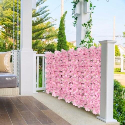 Garden Plant Fence Artificial Rattan Leaf Privacy Screen Panels Rattan Outdoor Hedge Garden Home Decor Rattan Plants Wall