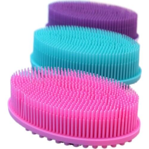 Silicone Head Body Scalp Massage Brush Comb Shampoo Hair Washing Comb Shower Brush Bath Spa Slimming Massage Brush