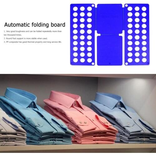Fold Save Time Quick Clothes Holder Folding Clothes Holder Organzier Plastic Laundry Foldable Board Finishing Tools