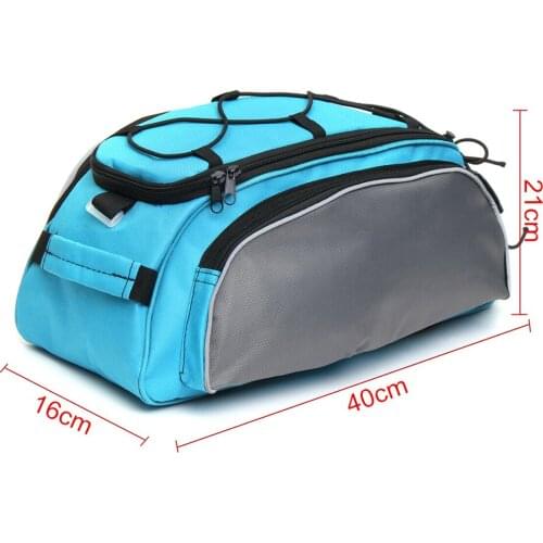 Smabike 13L Mountain Road Bike Bicycle Cycling Rear Seat Rack Trunk Bag Pack Pannier Carrier Shoulder Bag Handbag Bicycle Bags P