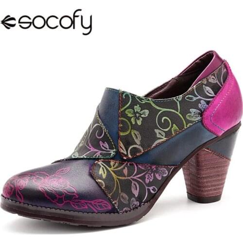 Socofy Womens High-heeled Shoes