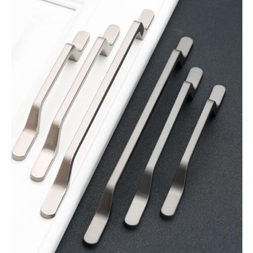 Modern handle solid thickened cabinet Pulls cabinet door handle furniture hardware accessories Nordic Pulls European style