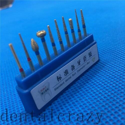 Hot Sale Dental materials Dental tools Dental preparation burs Porcelain veneer dental high speed Diamond burs with box