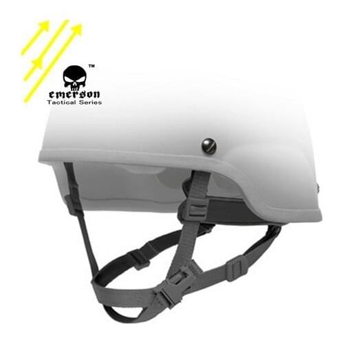 Tactical Series helmet accessory Security guard on the rope EMERSON MICH Helmet Retention System H-Nape TAN/Black