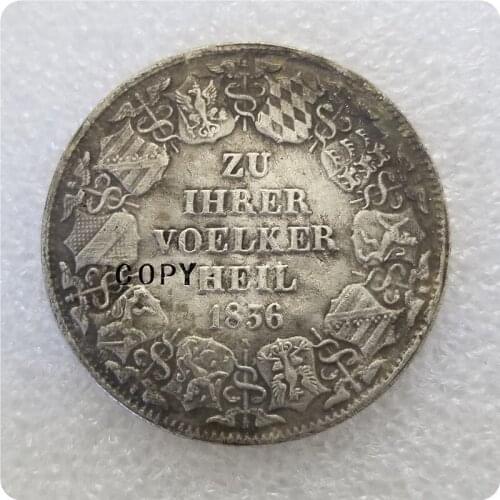 BADEN Kronentaler 1836 Zollunion LEOPOLD Silber # 62847 COPY commemorative coins-replica coins medal coins collectibles