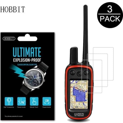3Pack For Garmin Alpha 100 GPS Track and Train Handheld LCD Shiled Film Nano Explosion-proof Screen Protector for Garmin Guard
