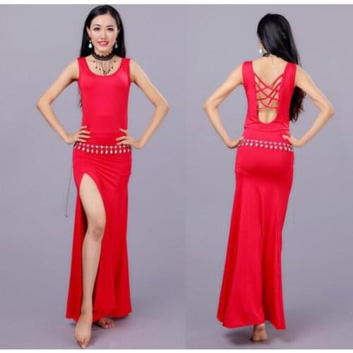 New Arrival Profession Oriental Dance Costumes set dress Sexy long dancing Skirt nice stage Performance Skirt Clothes