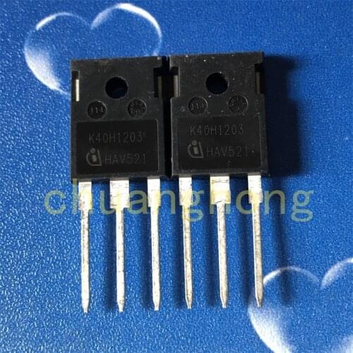 1pcs/lot Power triode K40H1203 40A 1200V original packing new field effect transistor IGBT triode TO-247