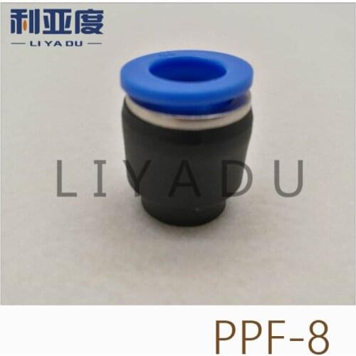 10PCS/LOT PPF4/6/8/10/12/14/16 fast joint / pneumatic connector / Trachea fast plug/Plastic stopper ppf8 ppf-8