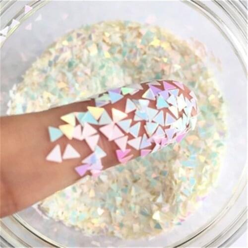 3mm Ultrathin Sequins Nail Art Glitter Mini Paillette Eo-Friendly PET Sequin Decoration Manicure Material Confetti Nail 8g