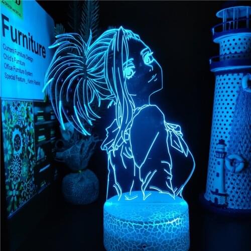 MY HERO ACADEMIA YAOYOROZU MOMO 3D Anime Lamp Boku no Hero Academia LED Night Light Bedroom Decor Kids Lampe Home Decor Lampara