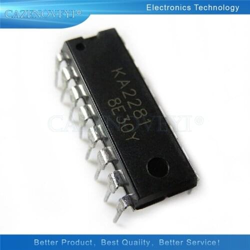 4pcs/lot KA2281 2281 DIP-16 In Stock