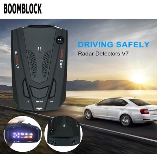 BOOMBLOCK Car Radar Detector Gps Led Light 16 Band Voice Alert For Renault Megane 2 3 Duster Logan Honda Civic 2006-2011 Fit