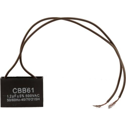 CBB61 Start Capacitance 1.2uF 500V 50/60Hz for Electric Fan Range Hood