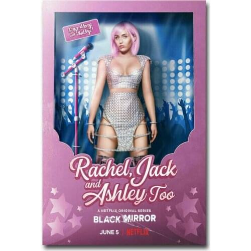 Black Mirror TV Series Season 5 Silk Fabric Wall Poster Art Decor Sticker Bright