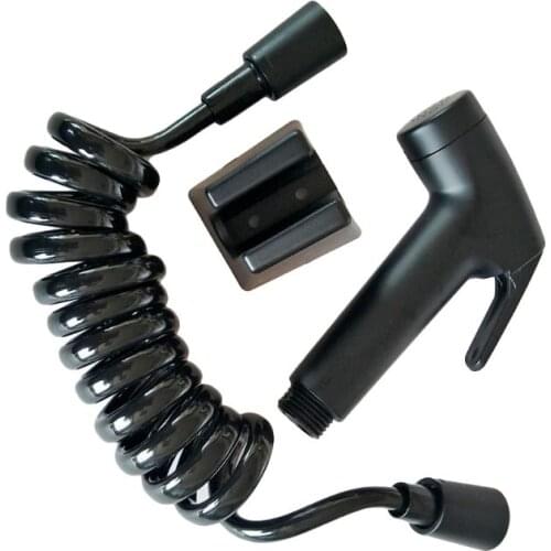 Black Handheld Bidet Spray ABS Shower Sprayer Set Toilet Faucet Bidet Hose Drop Ship