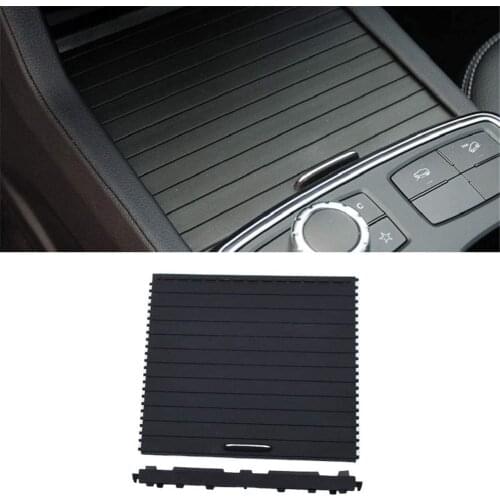 For Mercedes-Benz ML GL GLE GLS Cup Holder Center Console Roller Blind Cover Storage Case Zipper Rolling Curtain Replacement