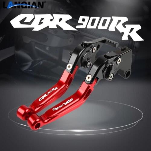 For Honda CBR900 CBR900RR Motorcycle Accessories Aluminum Foldable Brake Clutch Levers CBR 900 1992-1997 CBR 900RR 1993-1999