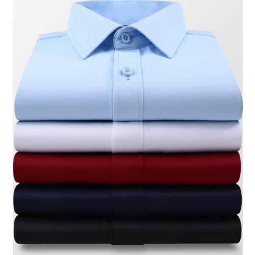 HUISONG Men's Cotton Shirts