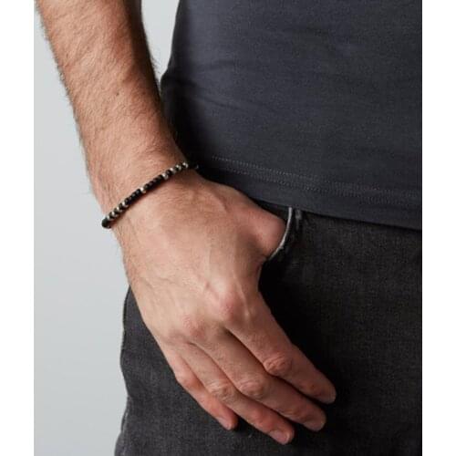 Classic Natural Stone Onyx lapis lazuli Beads Bracelet 6mm Round Tiger Eye Beads Yoga Bracelet Jewelry for Women Men Gifts