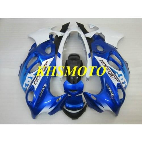 Motorcycle Fairing kit for GSX600 750F 03 04 05 06 GSX600F GSX750F 2003 2004 2006 White blue Fairings set+gifts SG13