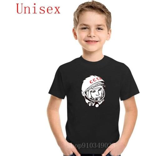 Newest 2020 Sites Yuri Gagarin CCCP children T Shirt kids Short Sleeves Moscow Russia 100% Cotton boy clothes girls clothes