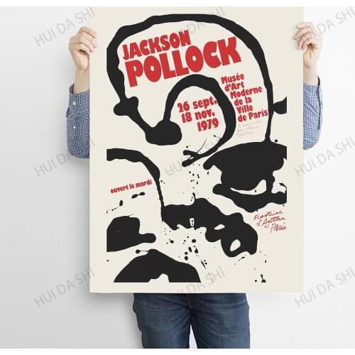 Jackson Pollock Musée National D'Art Moderne Paris 1979 Exhibition Original Vintage Poster, DOWNLOAD, Abstract Art - Poster
