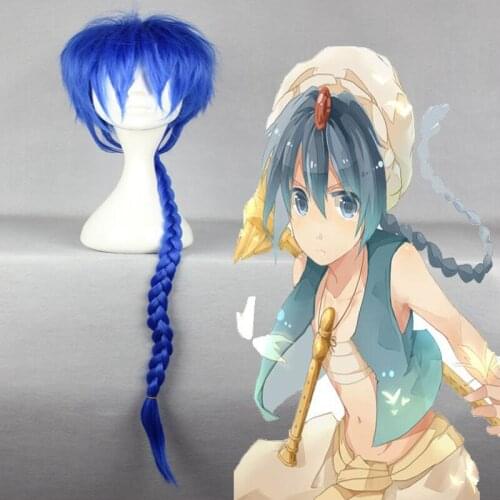 Anime Magi The Labyrinth Of Magic Cosplay Wig Magi Cosplay Wigs Heat Resistant Synthetic Halloween Carnival Party Hiar Wigs