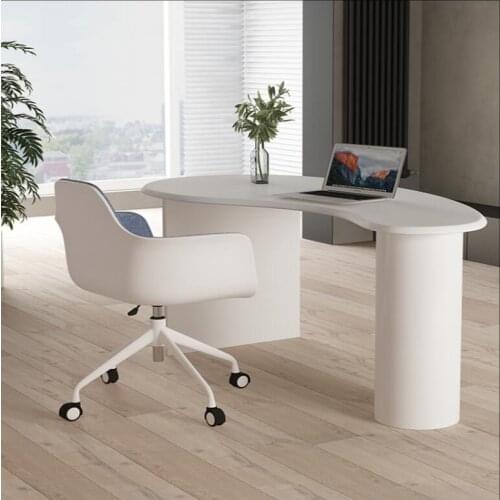 Solid wood desk special shape Nordic simple modern writing desk creative computer desk home stay designer desk