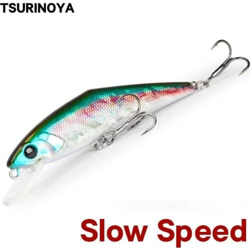 TSURINOYA DW99 85S Slow Speed Sinking Minnow Fishing Lure 85mm 14.7g Trout Artificial Hard Bait Stream Perch Jerkbait Wobbler