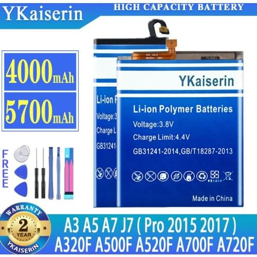YKaiserin Samsung Galaxy A3 2017 Batteries China