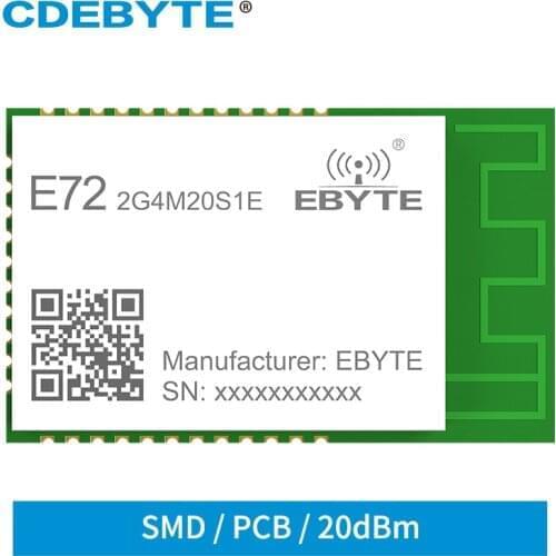 10pcs/lot CC2652P Wireless Module ZigBee Bluetooth 2.4Ghz 20dBm SoC Ebyte E72-2G4M20S1E Transceiver and Receiver PCB/IPX Antenna