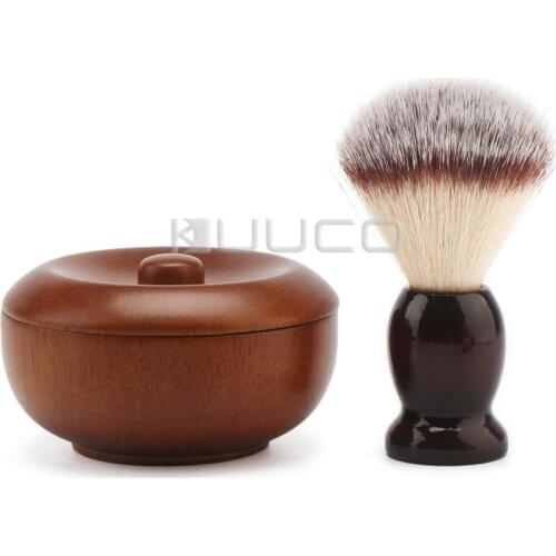 5 PCS/LOT Soap Bubbles/Shaving bowl/Barber Accessories/Wooden soap bowl/Facial Care Tools for Dad/boyfriend/grandfather etc
