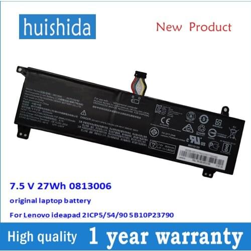 7.5V 27Wh 0813006 original laptop battery for Lenovo Ideapad 5B10P23790 2ICP5/54/90 3635mAh series